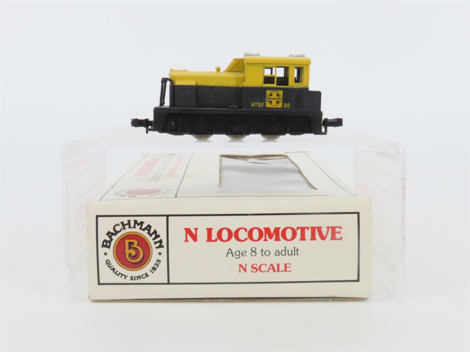 N Scale Bachmann 51-600-02 ATSF Santa Fe Plymouth MDT Diesel Switcher #32