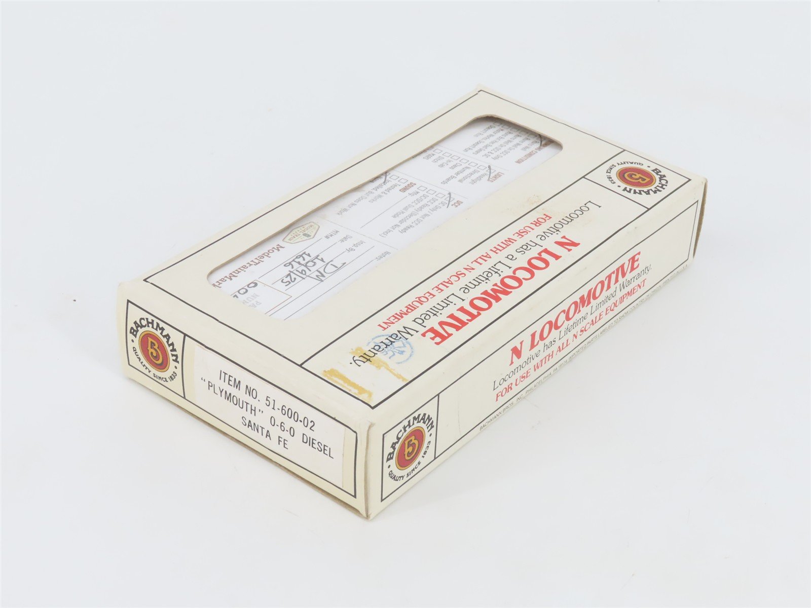 N Scale Bachmann 51-600-02 ATSF Santa Fe Plymouth MDT Diesel Switcher #32
