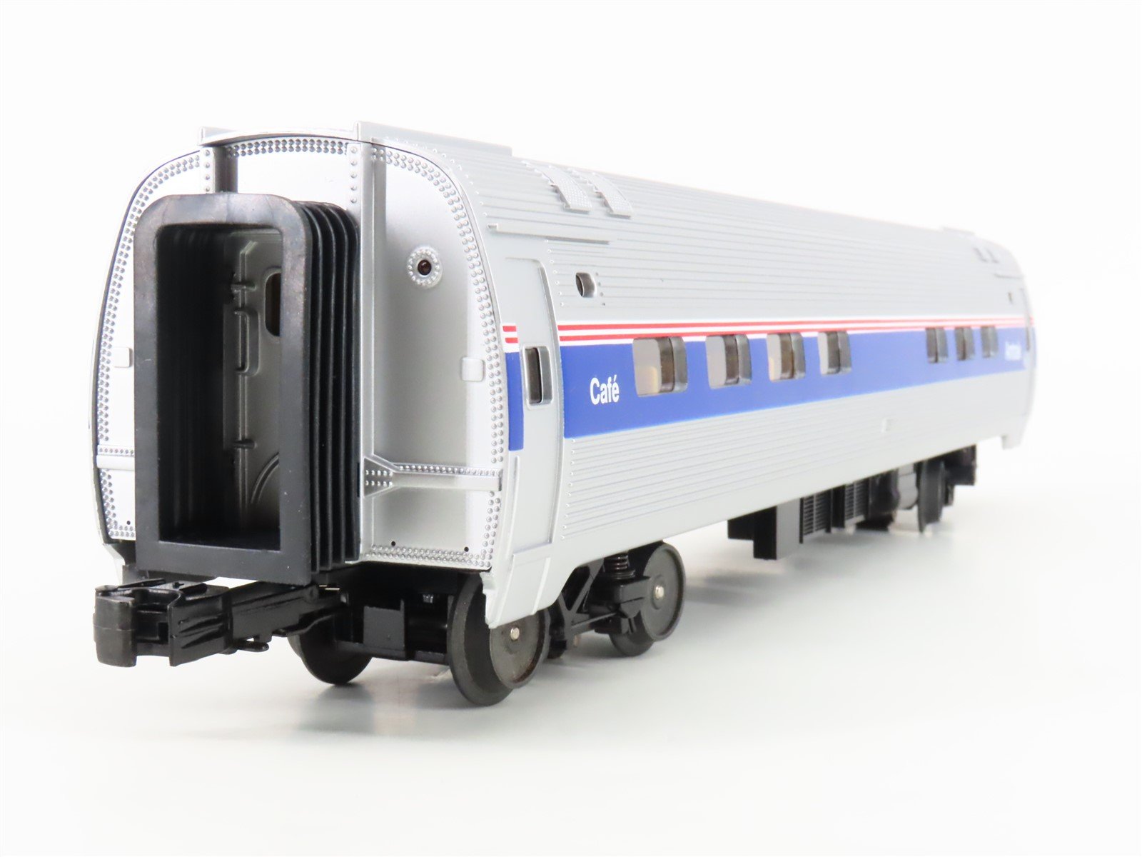 O Gauge 3-Rail MTH Rail King 30-6520 Amtrak Coach/Diner Passenger 2-Car Set