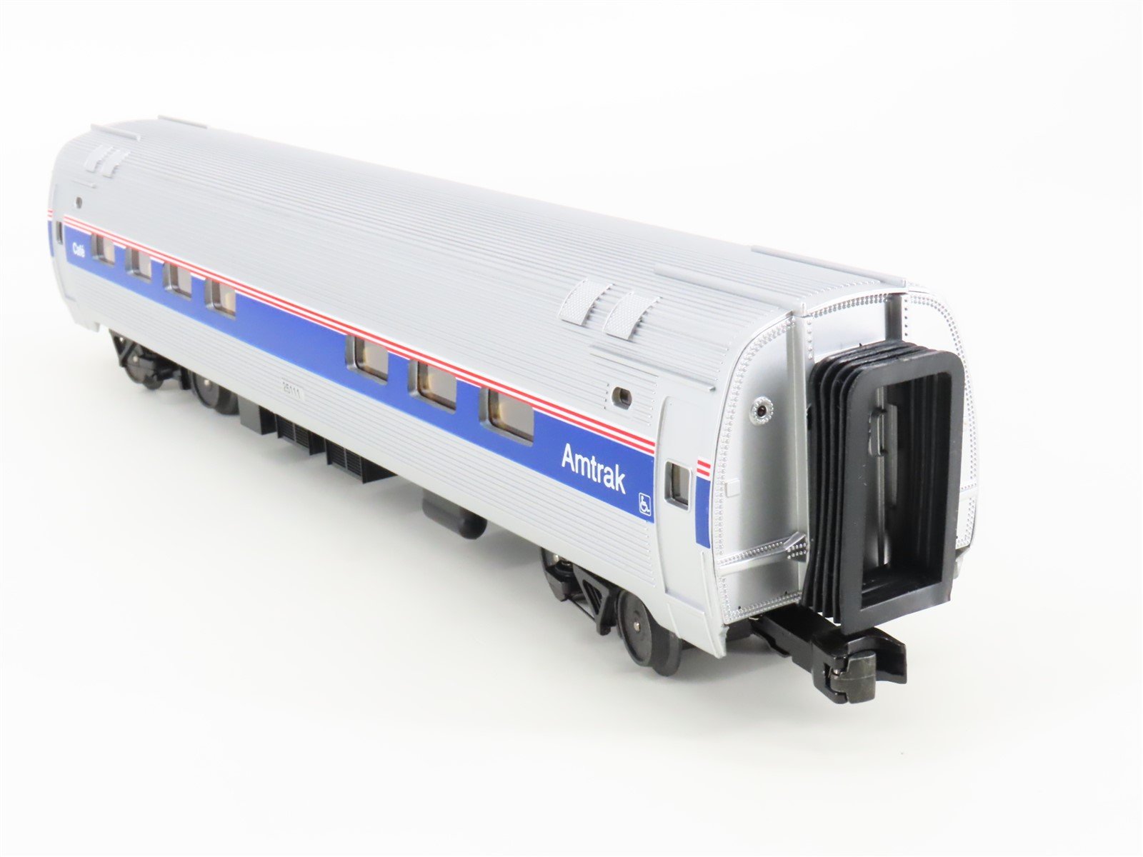 O Gauge 3-Rail MTH Rail King 30-6520 Amtrak Coach/Diner Passenger 2-Car Set