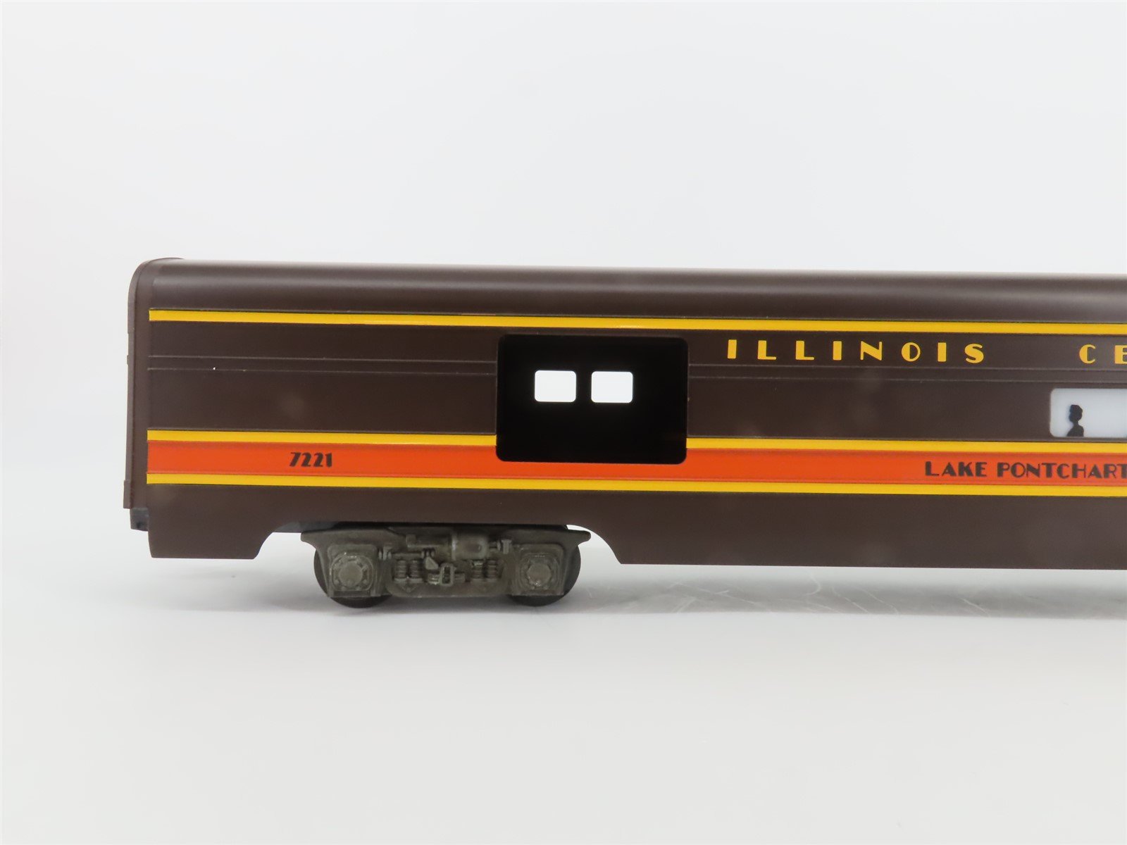 O Gauge 3-Rail Lionel 6-7221 IC Illinois Central Pontchartrain Combo Passenger