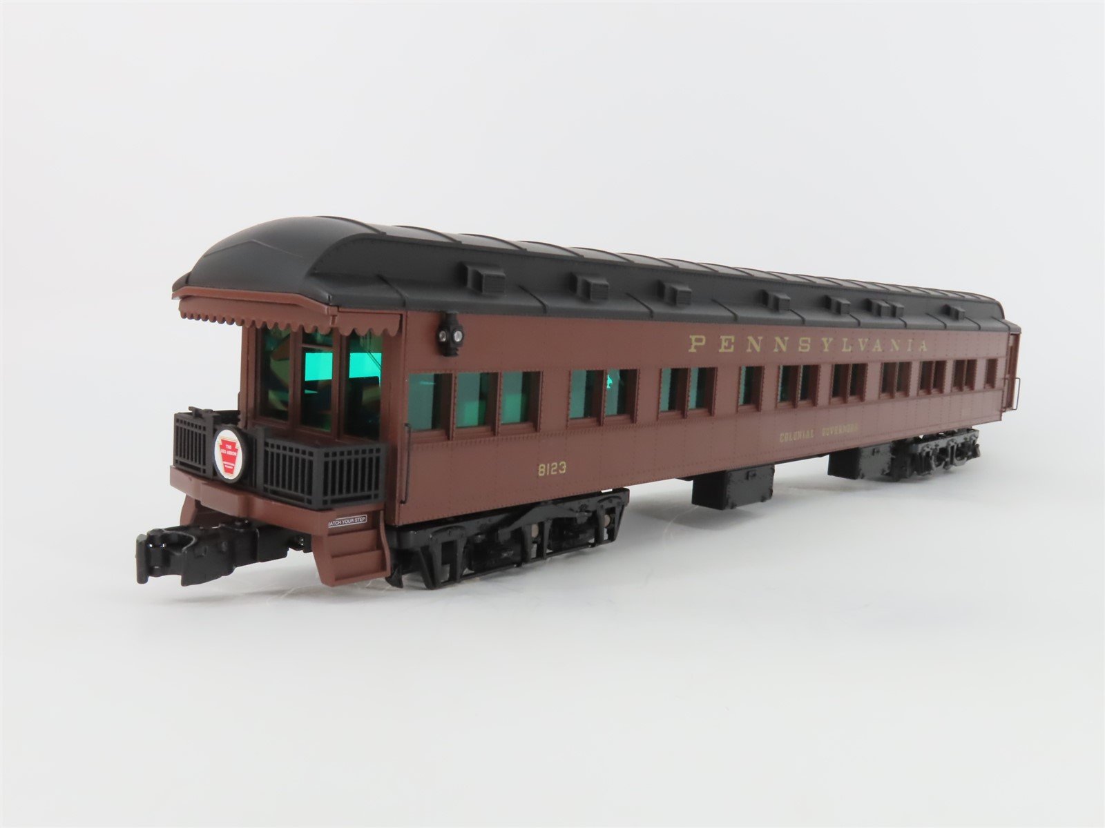 O Gauge 3-Rail Lionel 6-25638 PRR Colonial Governors Observation Passenger #8123