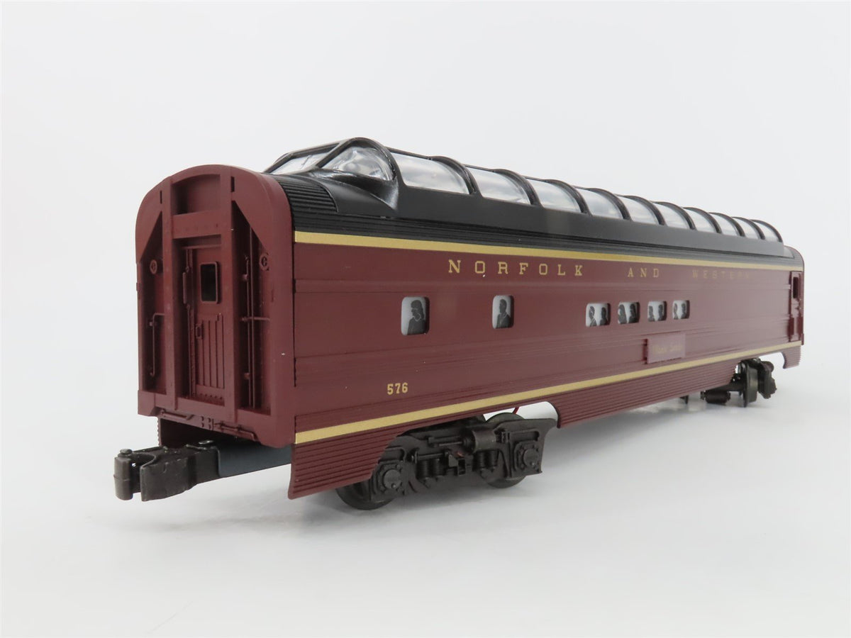 O Gauge 3-Rail Lionel 6-19108 N&amp;W Norfolk &amp; Western Full Vista Dome Passenger