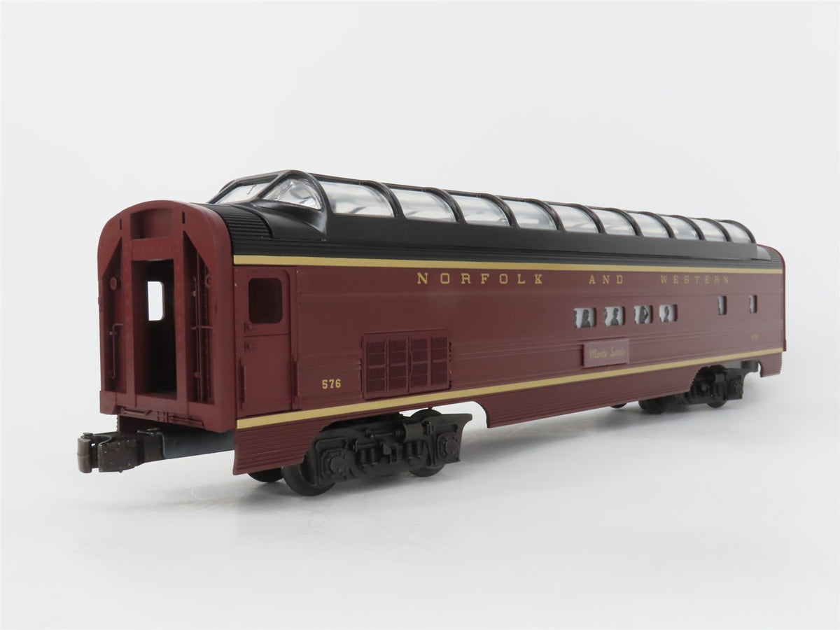 O Gauge 3-Rail Lionel 6-19108 N&amp;W Norfolk &amp; Western Full Vista Dome Passenger