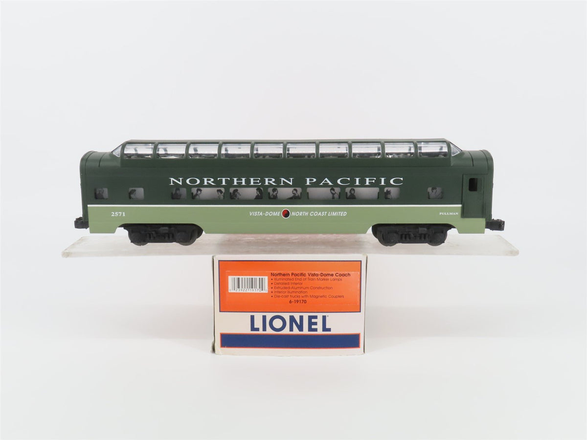 O Gauge 3-Rail Lionel 6-19170 NP Northern Pacific Vista Dome Coach Passenger