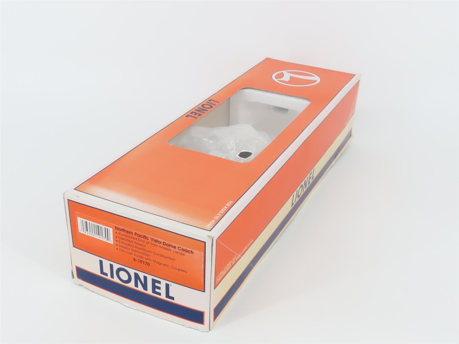 O Gauge 3-Rail Lionel 6-19170 NP Northern Pacific Vista Dome Coach Passenger