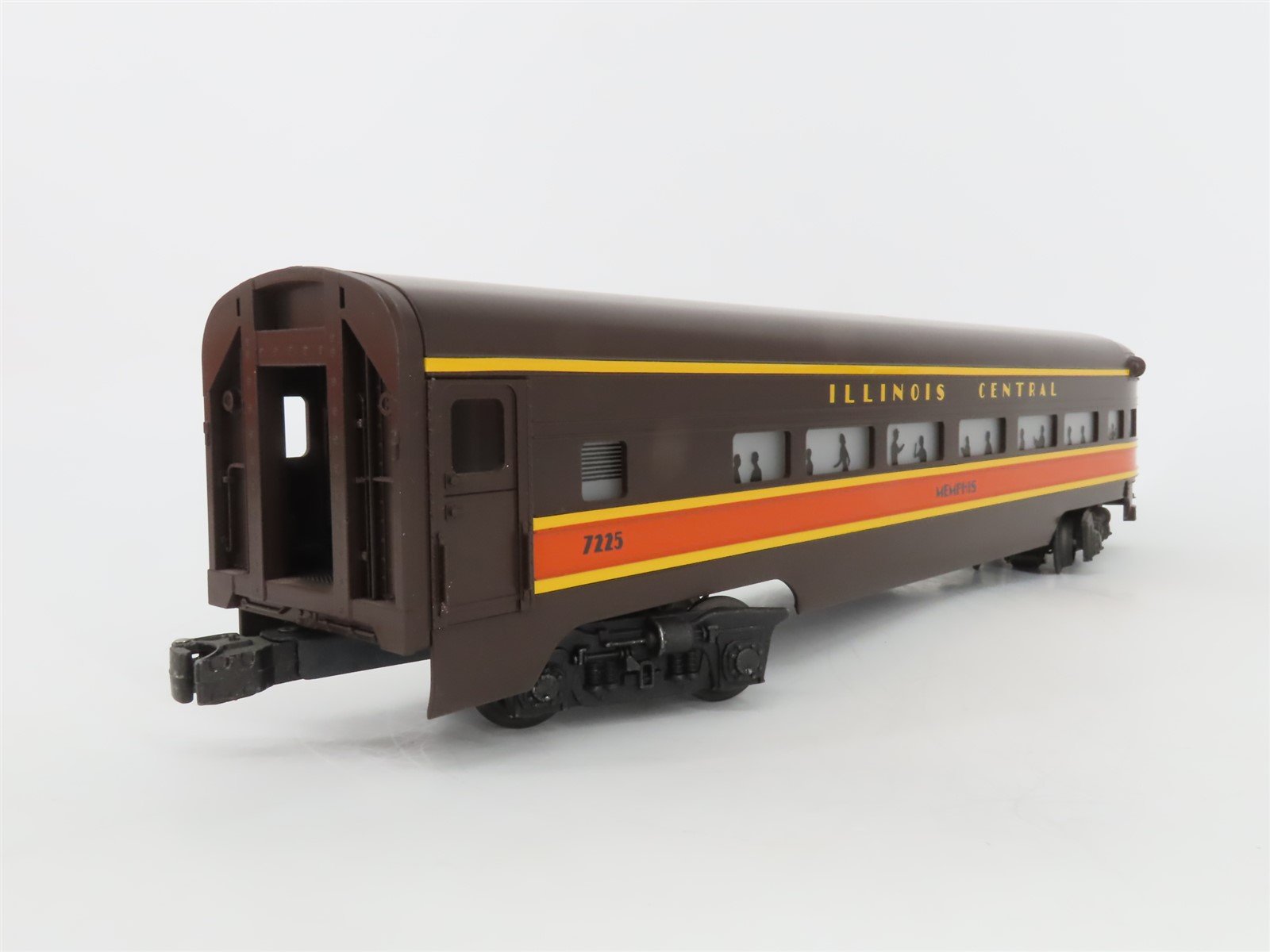 O Gauge 3-Rail Lionel 6-7225 IC Illinois Central Memphis Observation Passenger