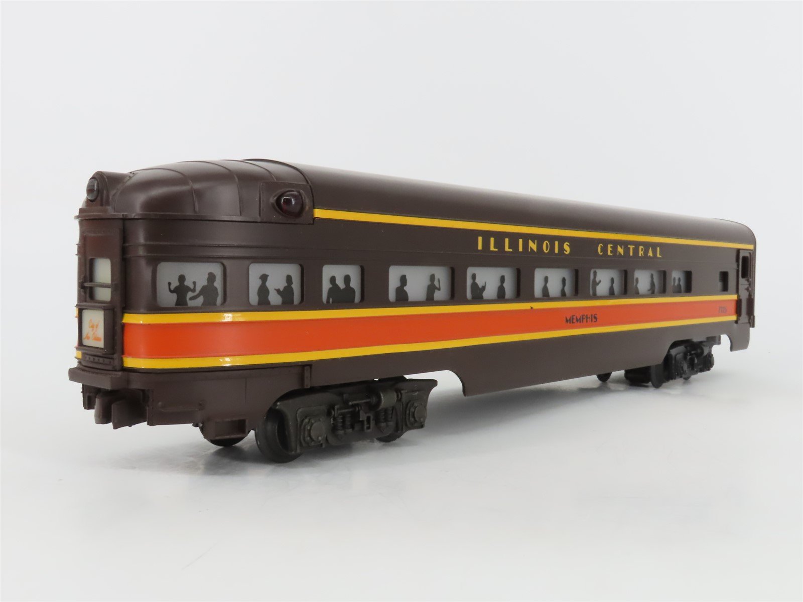 O Gauge 3-Rail Lionel 6-7225 IC Illinois Central Memphis Observation Passenger