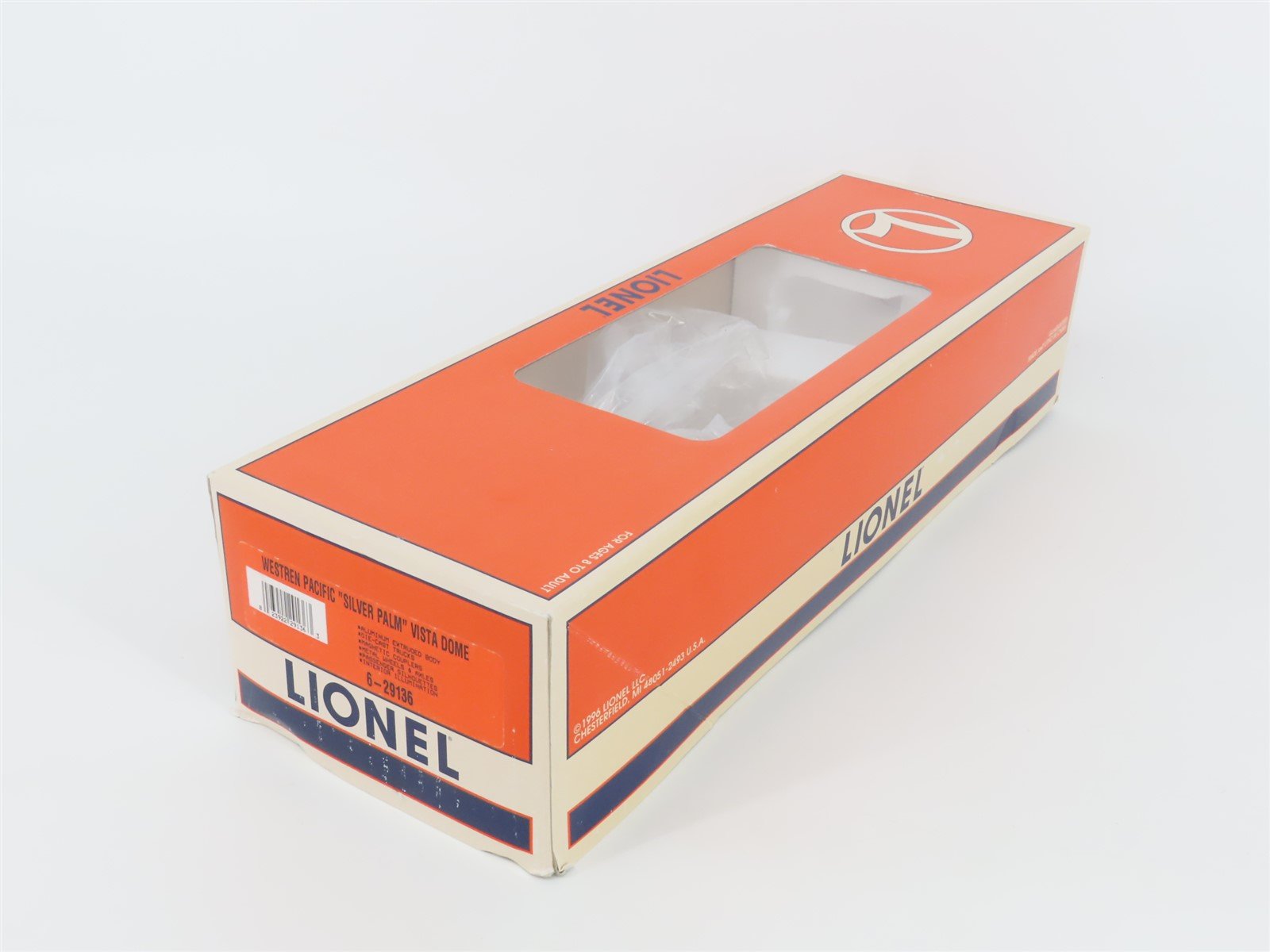 O Gauge 3-Rail Lionel 6-29136 WP California Zephyr Vista Dome Passenger