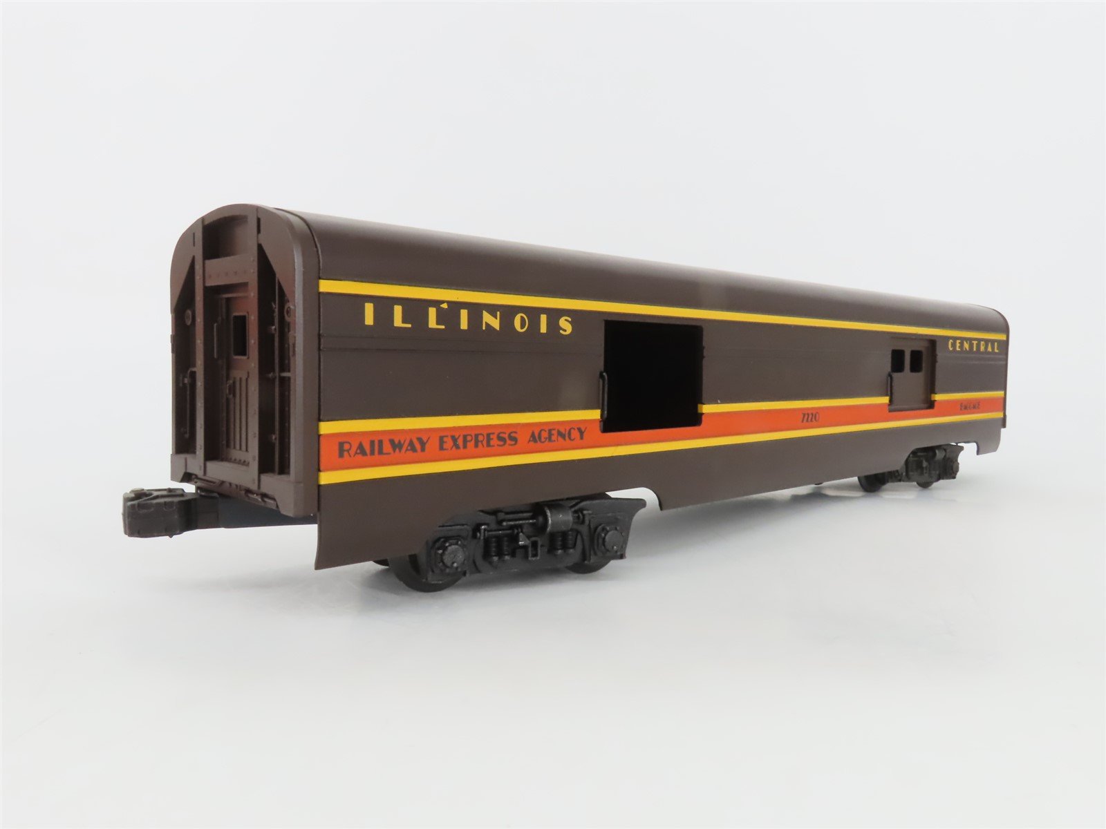 O Gauge 3-Rail Lionel 6-7220 IC Illinois Central Baggage Passenger Car #7220