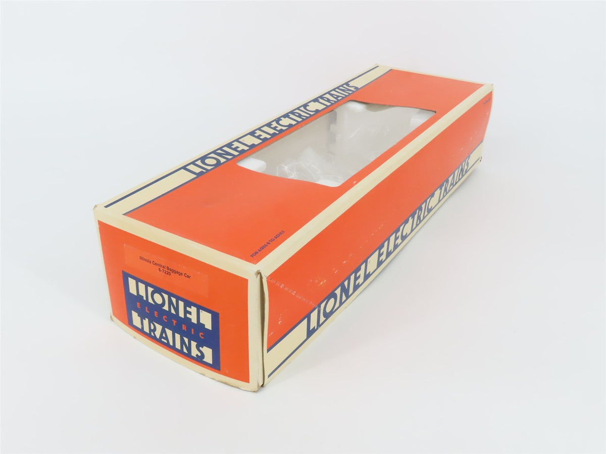 O Gauge 3-Rail Lionel 6-7220 IC Illinois Central Baggage Passenger Car #7220