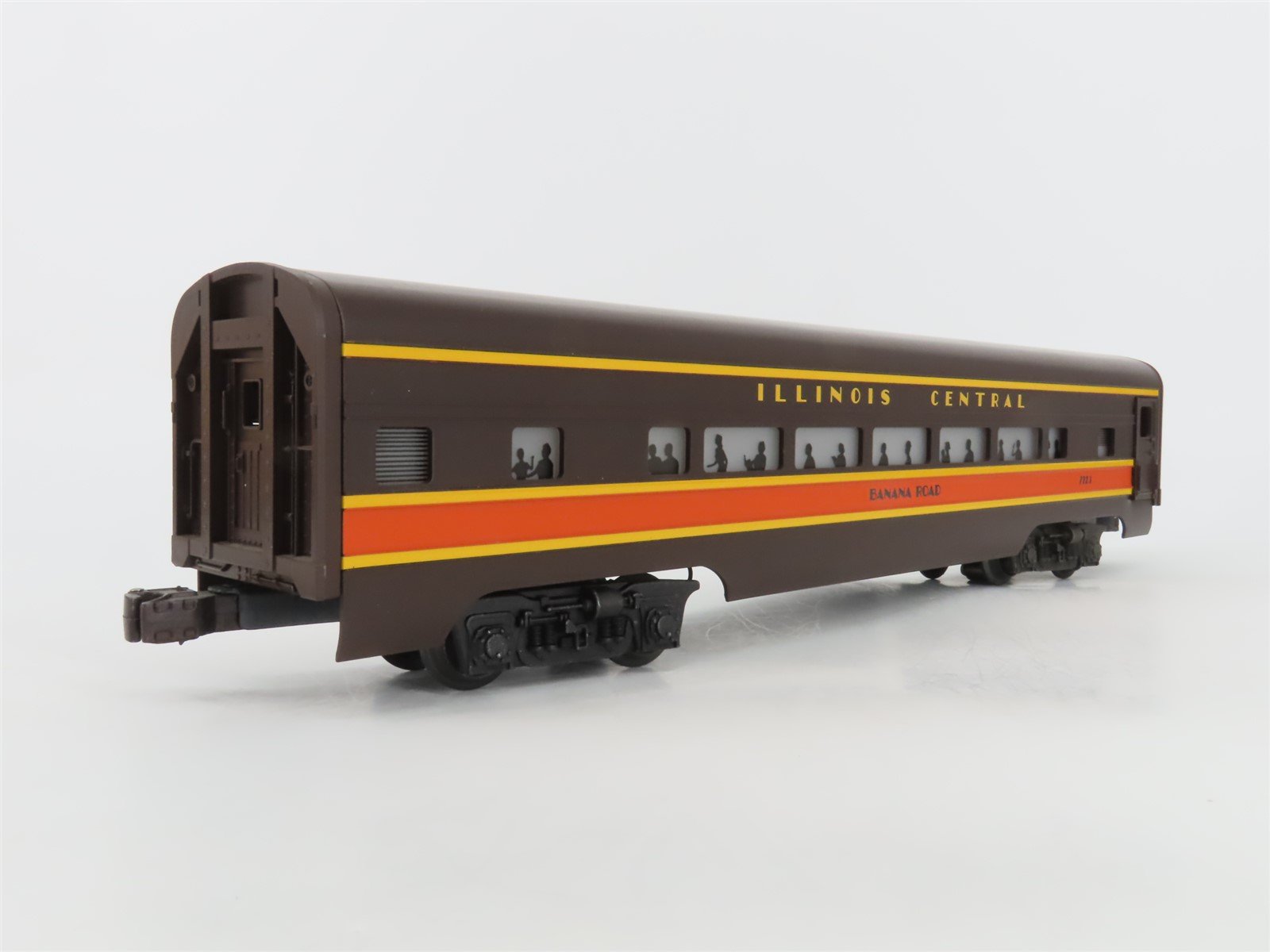O Gauge 3-Rail Lionel 6-7223 IC Illinois Central Banana Rd Coach Passenger #7223