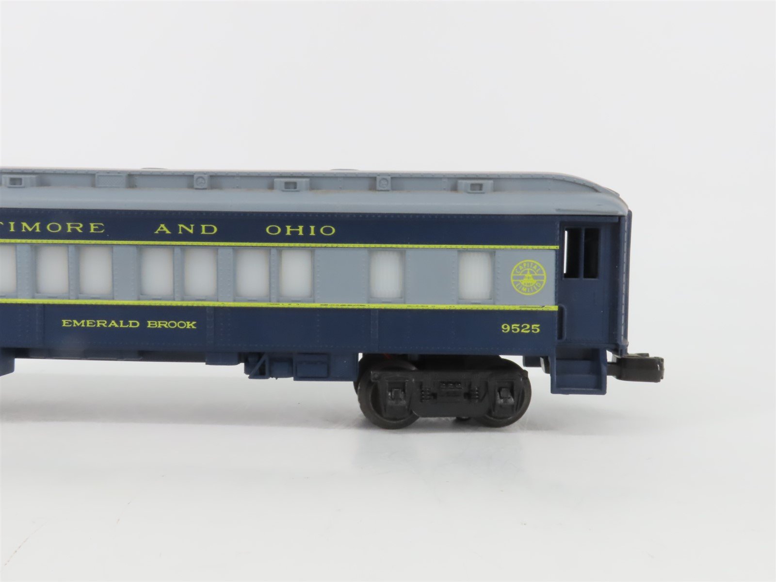 O Gauge 3-Rail Lionel 6-9525 B&O Emerald Brook Coach Passenger Car #9525