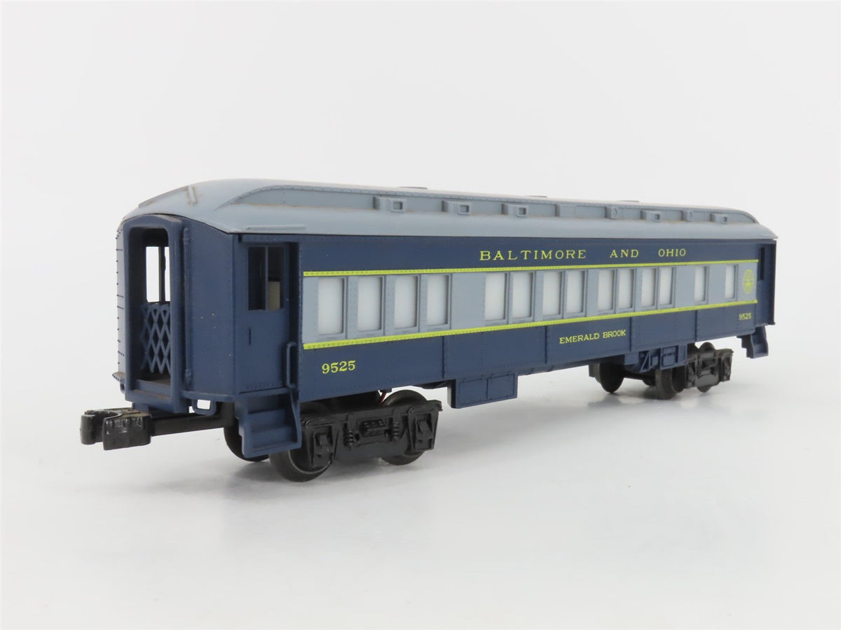 O Gauge 3-Rail Lionel 6-9525 B&amp;O Emerald Brook Coach Passenger Car #9525