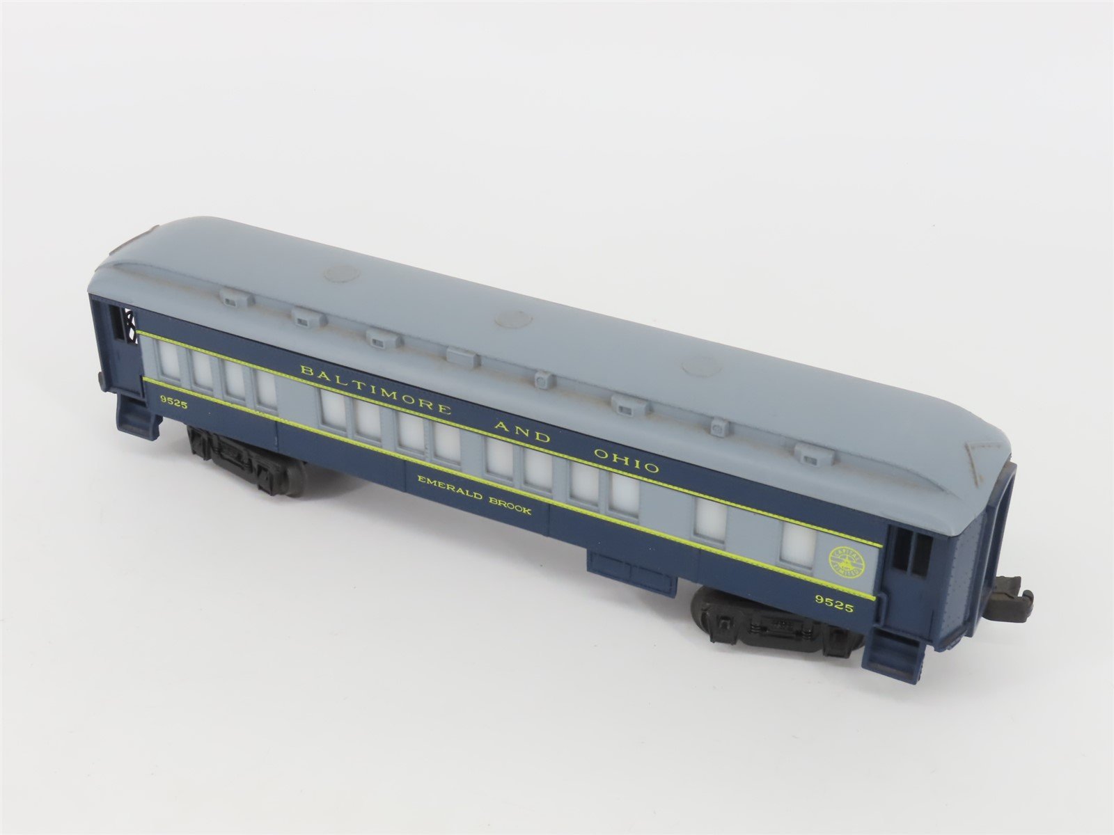 O Gauge 3-Rail Lionel 6-9525 B&O Emerald Brook Coach Passenger Car #9525