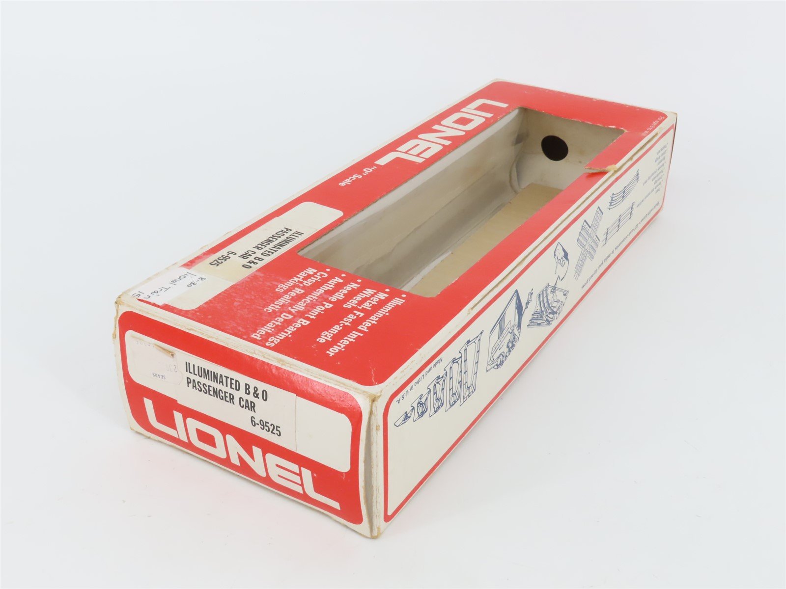 O Gauge 3-Rail Lionel 6-9525 B&O Emerald Brook Coach Passenger Car #9525