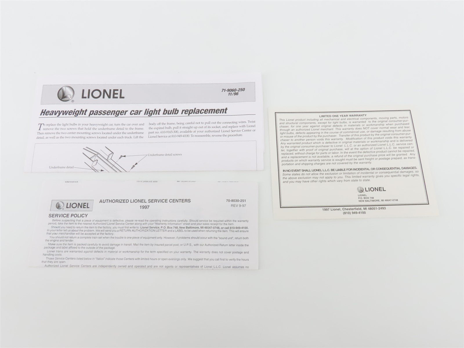 O Gauge 3-Rail Lionel 6-29009 NYC Pullman Heavyweight Coach Passenger