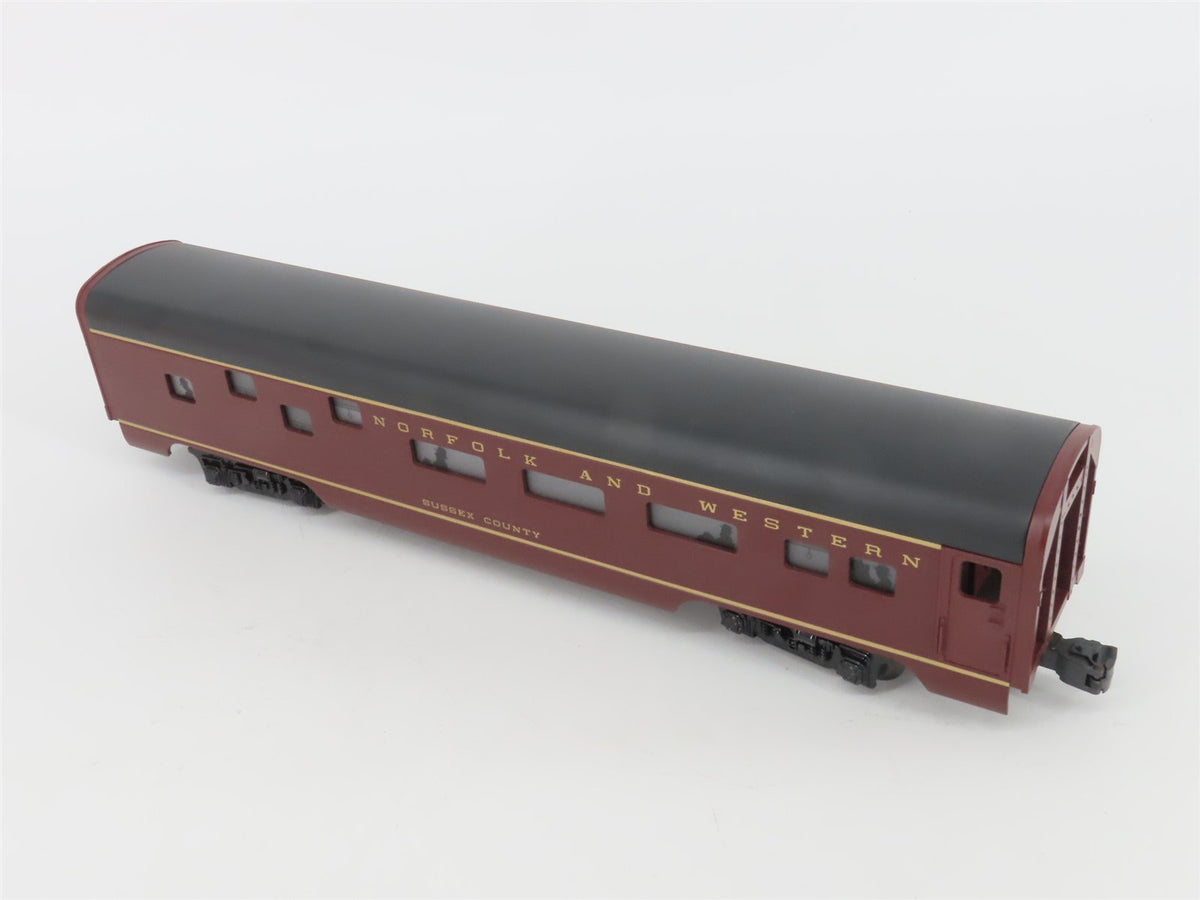 O Gauge 3-Rail Lionel 6-19151 N&amp;W Sussex County Duplex Roomette Passenger