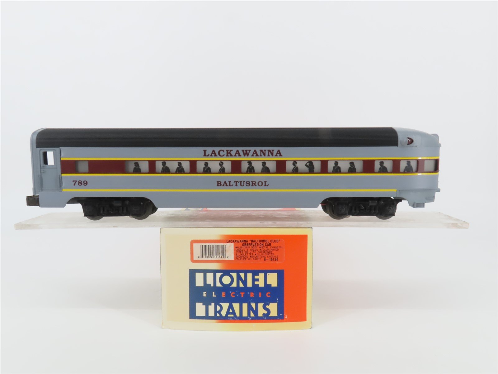 O Gauge 3-Rail Lionel 6-19134 EL Lackawanna Baltusrol Club Observation Passenger
