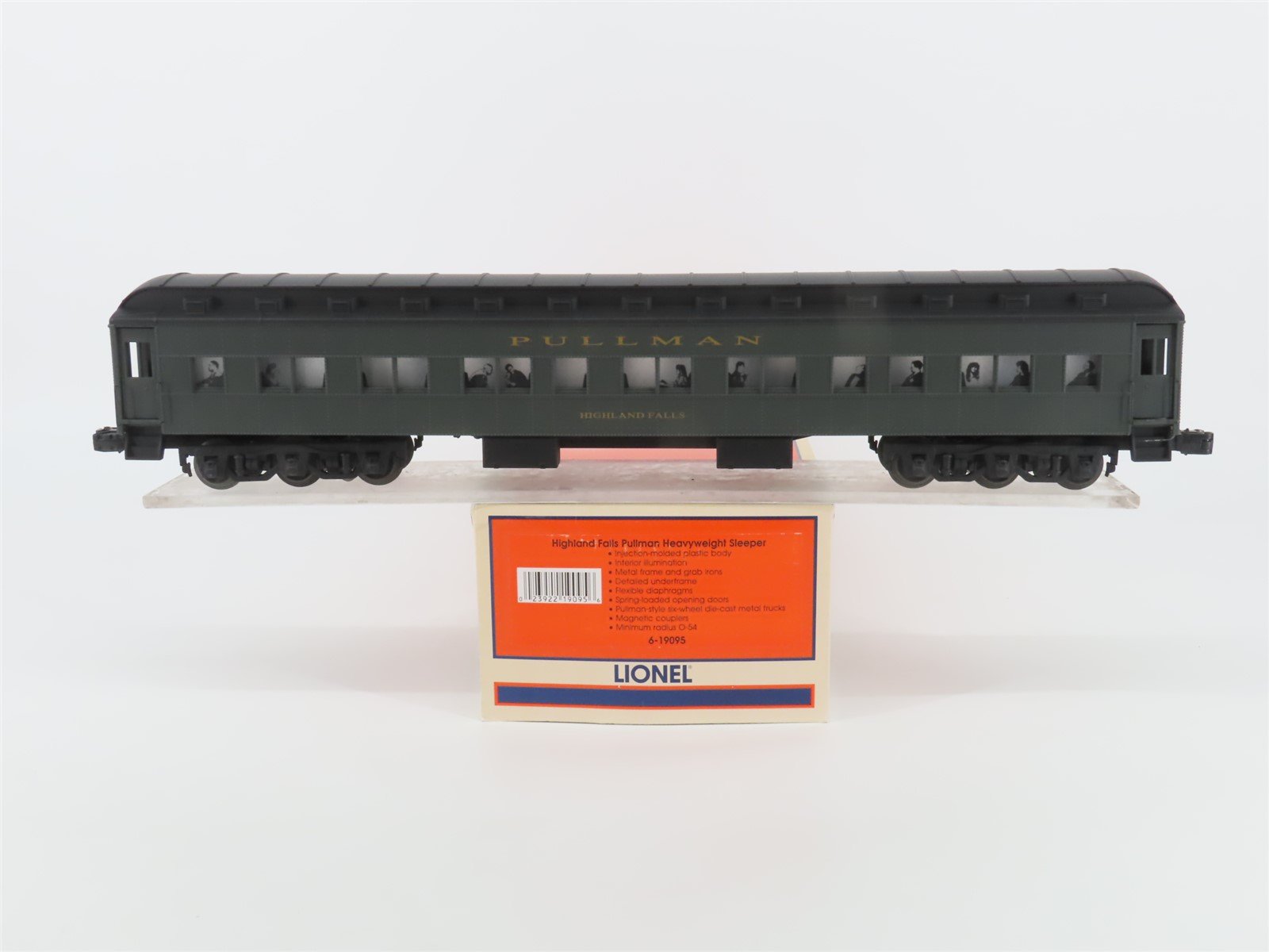O Gauge 3-Rail Lionel 6-19095 Pullman HW Highland Falls Sleeper Passenger