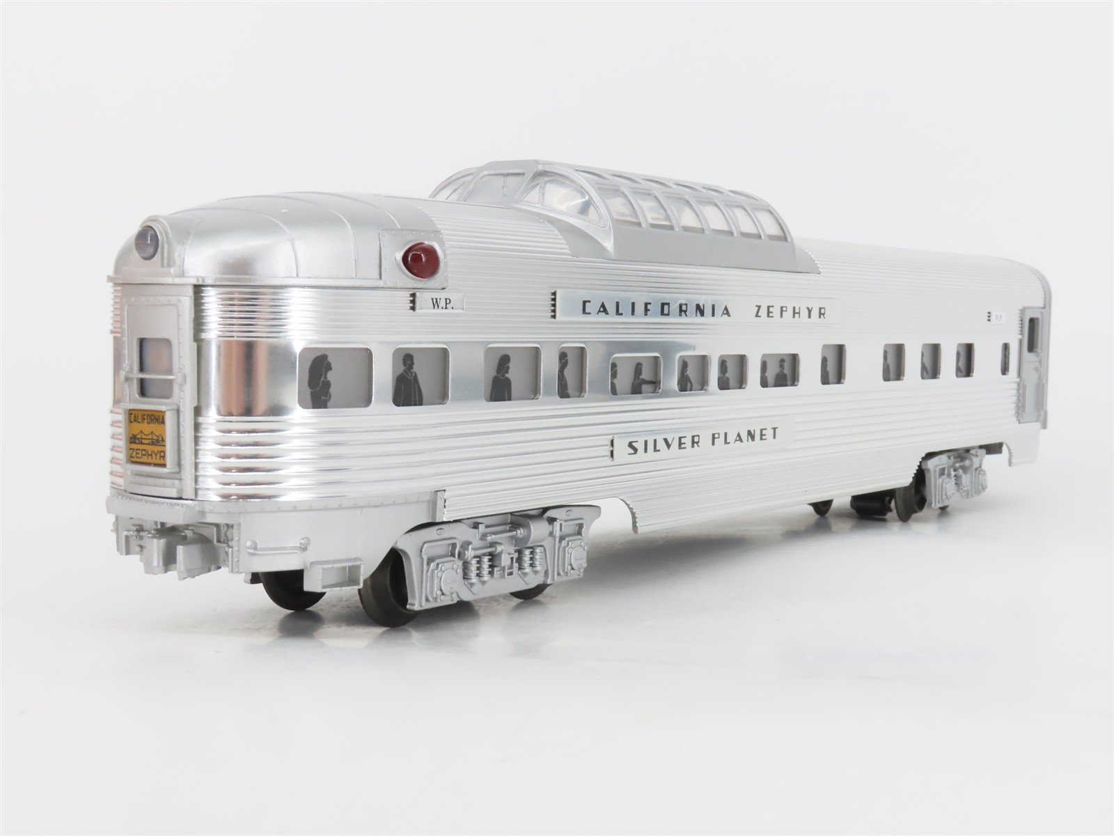 O Gauge 3-Rail Lionel 6-29138 WP Silver Planet Vista Dome Observation Passenger