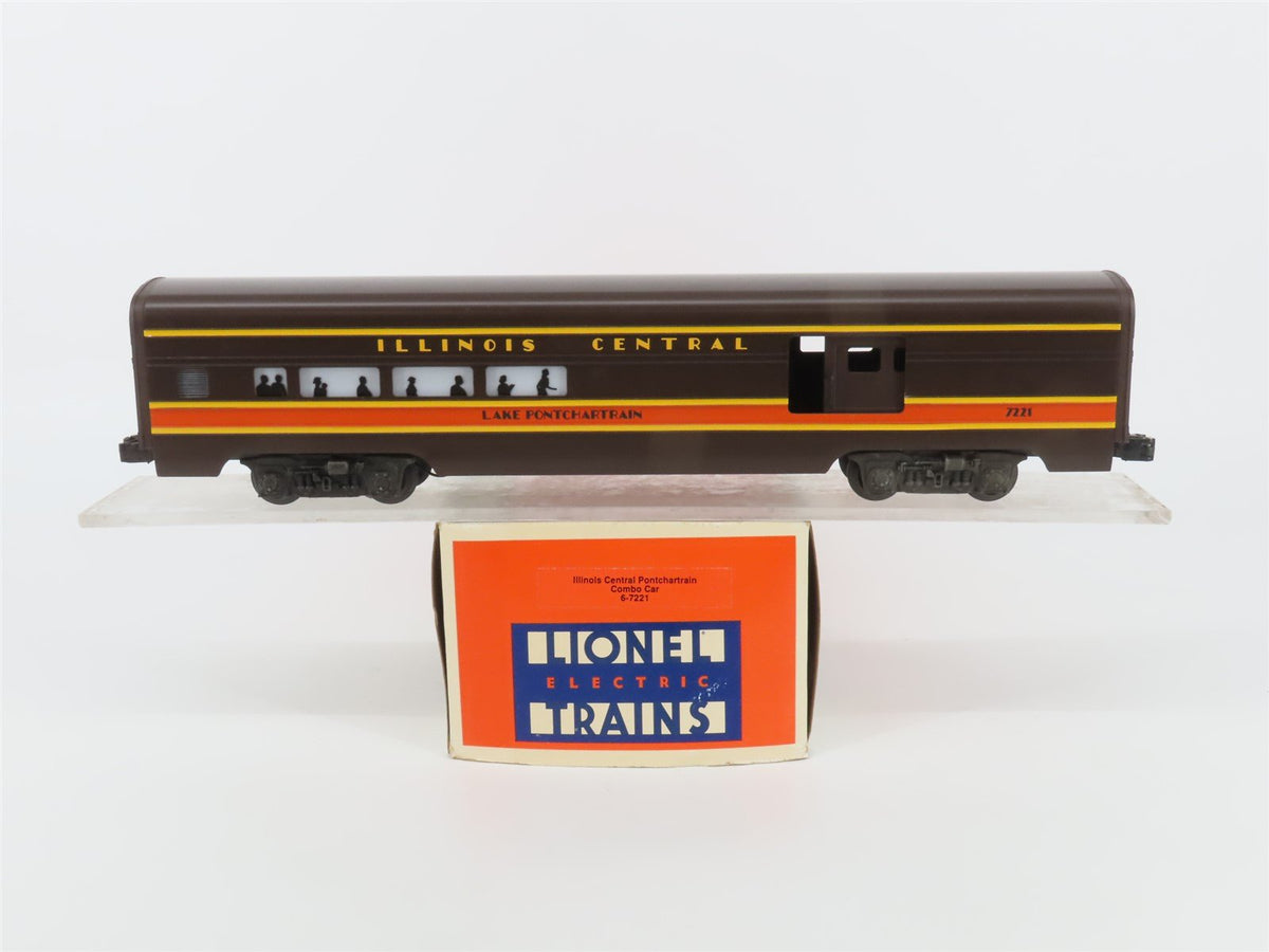 O Gauge 3-Rail Lionel 6-7221 IC Lake Pontchartrain Combo Passenger Car #7221