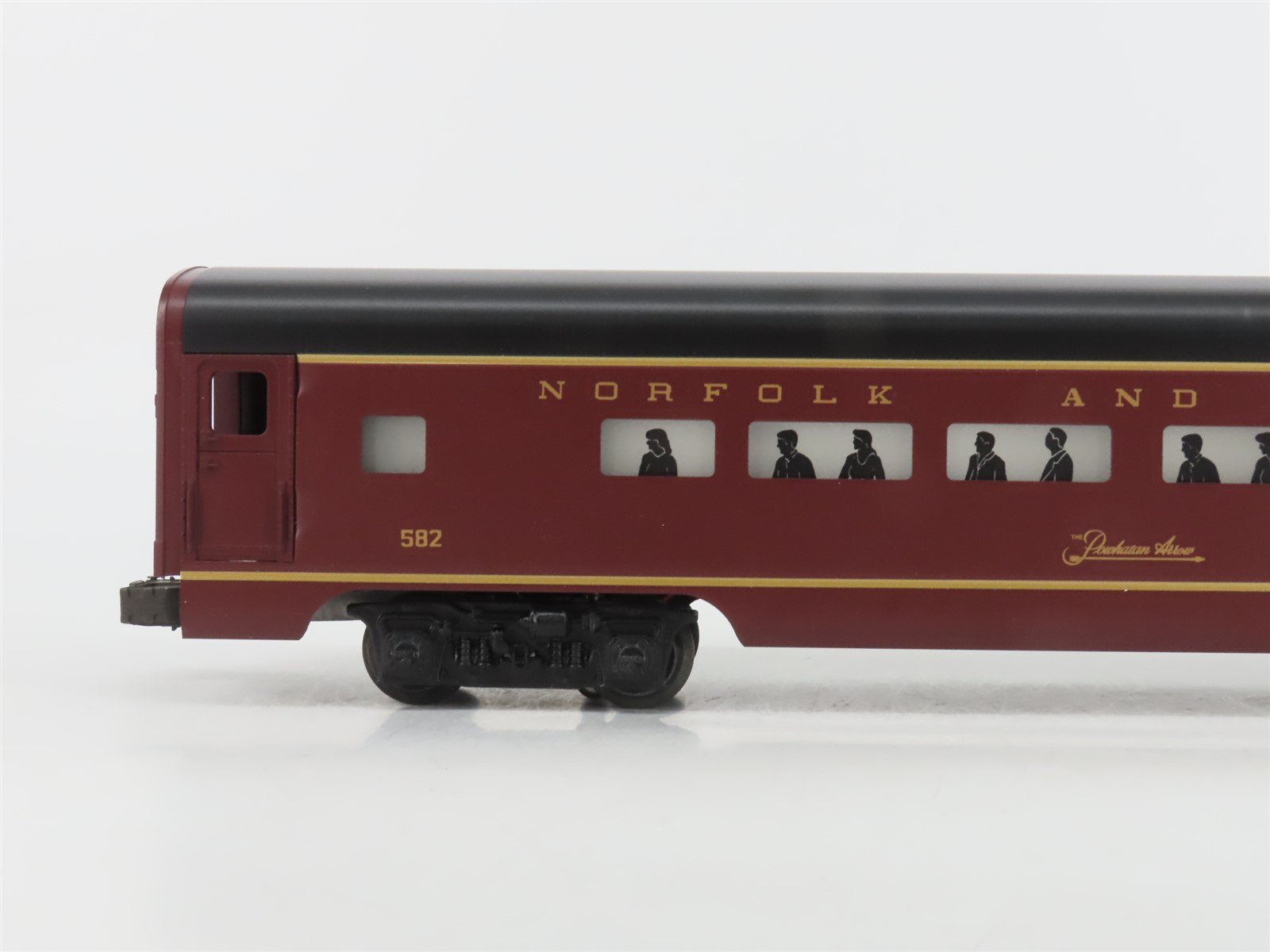 O Gauge 3-Rail Lionel 6-19144 N&W Powhatan Arrow Observation Passenger Car #582
