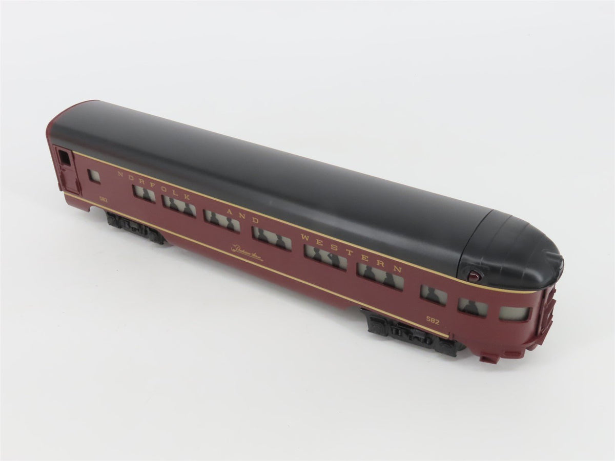 O Gauge 3-Rail Lionel 6-19144 N&amp;W Powhatan Arrow Observation Passenger Car #582