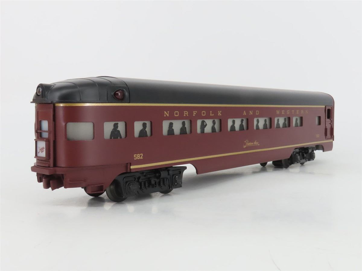 O Gauge 3-Rail Lionel 6-19144 N&amp;W Powhatan Arrow Observation Passenger Car #582