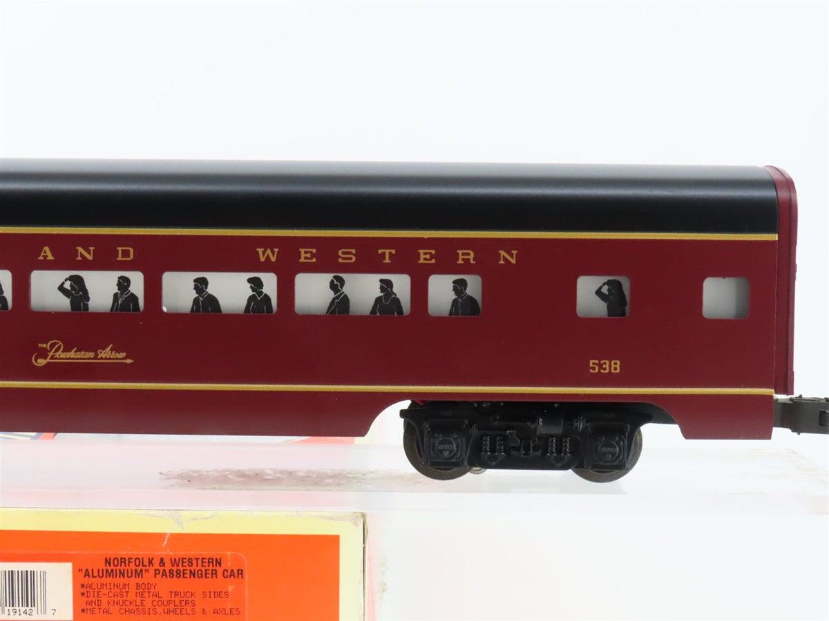 O Gauge 3-Rail Lionel 6-19142 NW Norfolk &amp; Western Powhatan Arrow Passenger #538