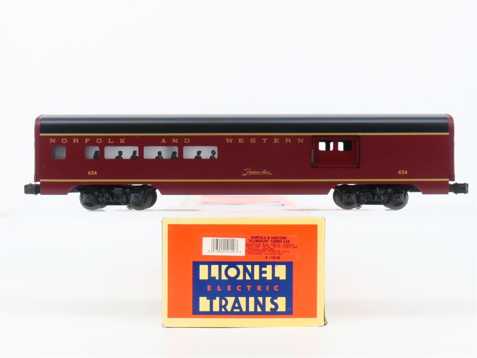 O Gauge 3-Rail Lionel 6-19140 NW The Powhatan Arrow Combine Passenger Car #494
