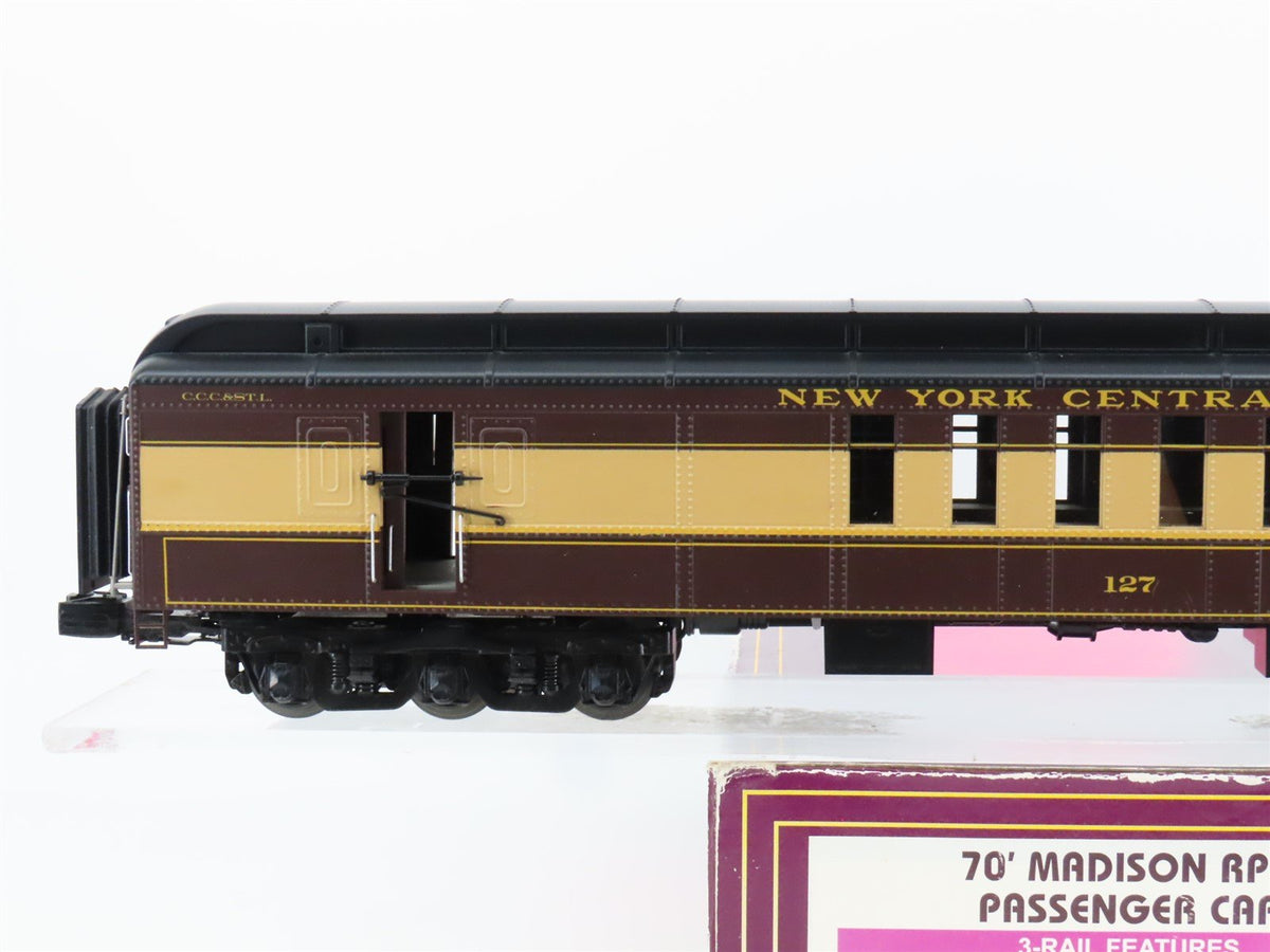 O Gauge 3-Rail MTH 20-42005 CCC&amp;STL NYC New York Central RPO Passenger Car #127