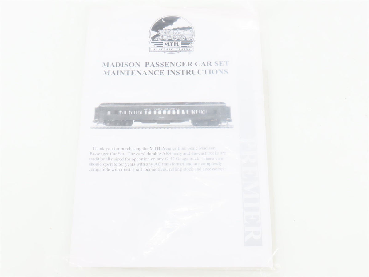 O Gauge 3-Rail MTH 20-42005 CCC&amp;STL NYC New York Central RPO Passenger Car #127