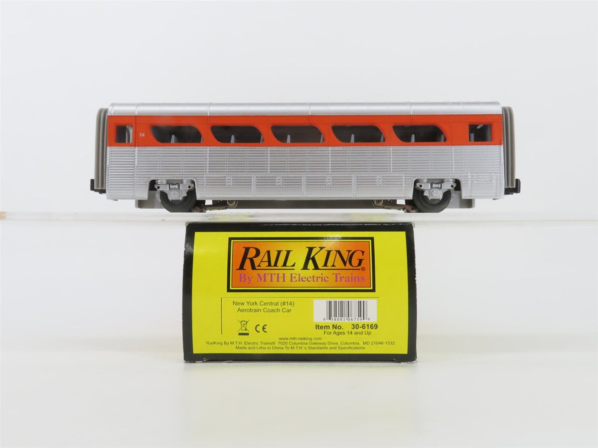 O Gauge 3-Rail MTH Rail King 30-6169 NYC Aerotrain Coach Passenger #14