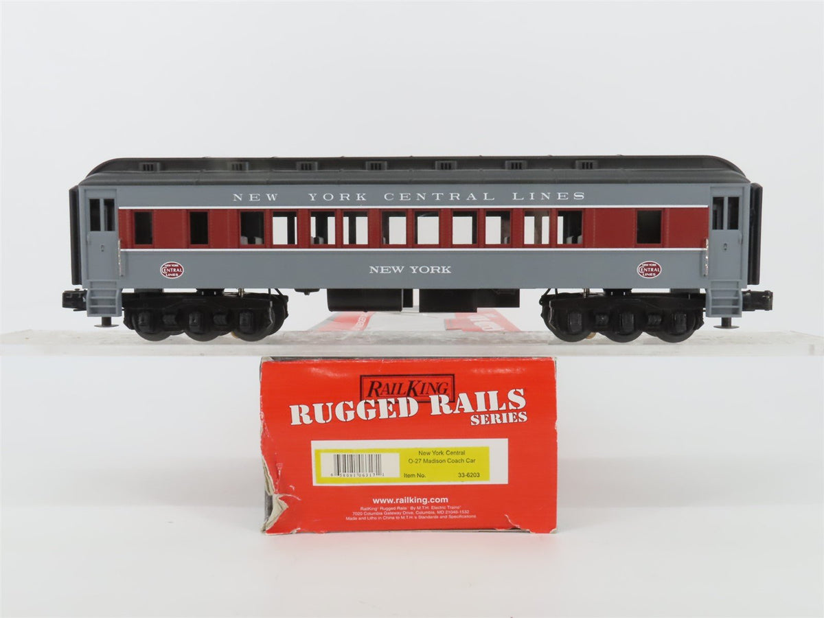 O Gauge 3-Rail Rail King Rugged 33-6203 NYC Madison Coach Car Passenger