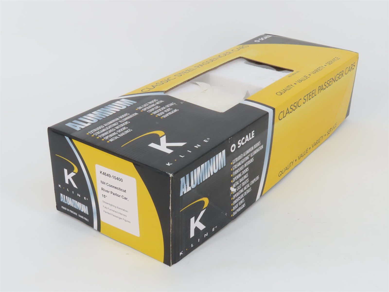 O Gauge 3-Rail K-Line K4649-10400 NH Connecticut River 15