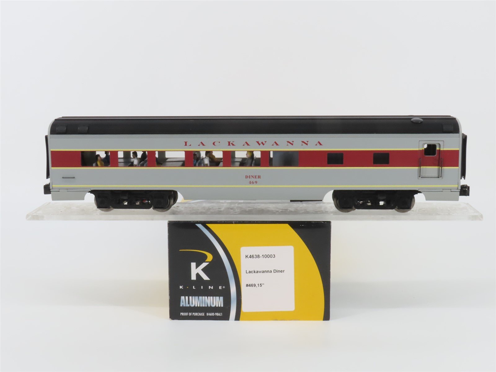 O Gauge 3-Rail K-Line K4638-10003 EL Erie Lackawanna Diner Passenger #469