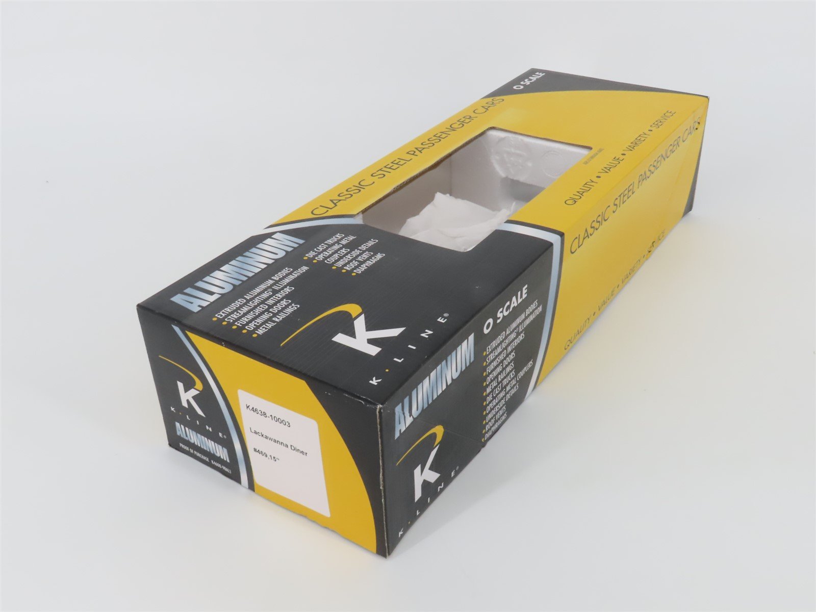 O Gauge 3-Rail K-Line K4638-10003 EL Erie Lackawanna Diner Passenger #469