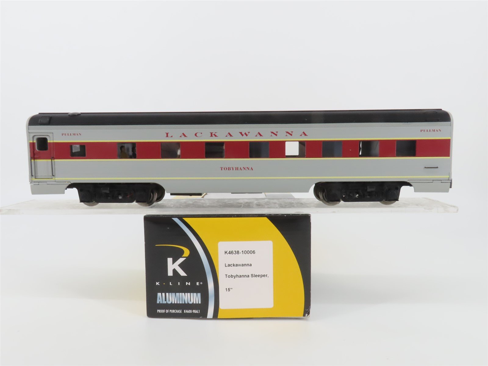 O Gauge 3-Rail K-Line K4638-10006 Lackawanna Tobyhanna Sleeper Passenger