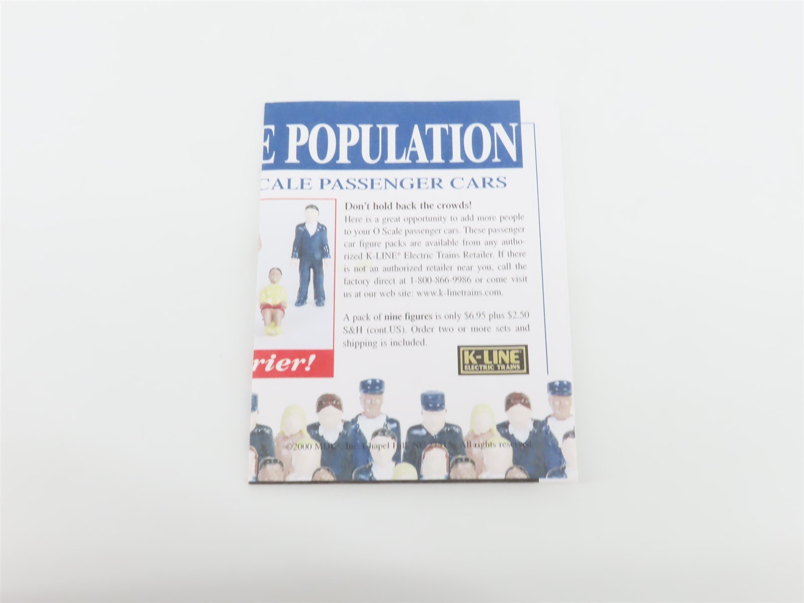 O Gauge 3-Rail K-Line K4680-17461 PRR Fleet of Modernism Baggage Passenger #7461