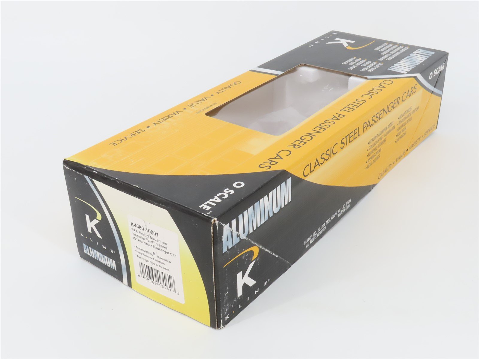 O Gauge 3-Rail K-Line K4680-10001 PRR Imperial Point Sleeper Passenger