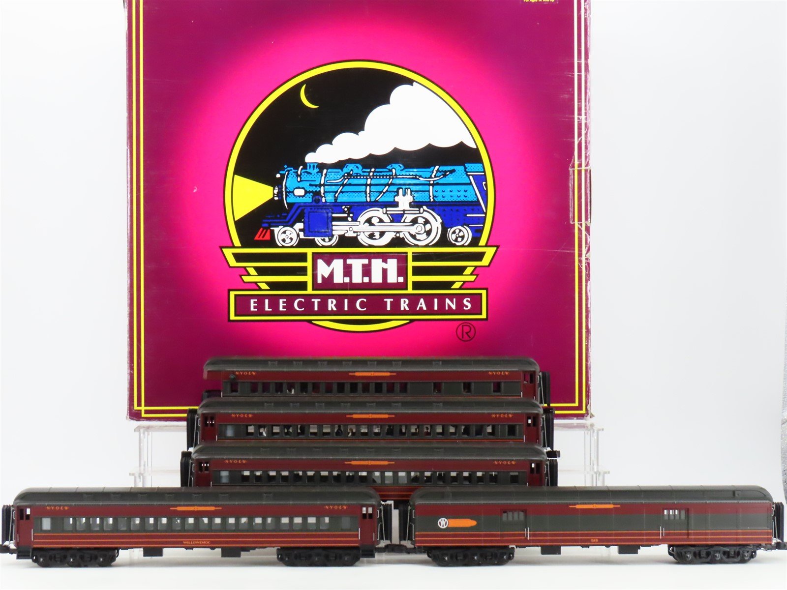 O Gauge 3-Rail MTH 20-4098 NYO&W New York Ontario & Western Passenger 5-Car Set