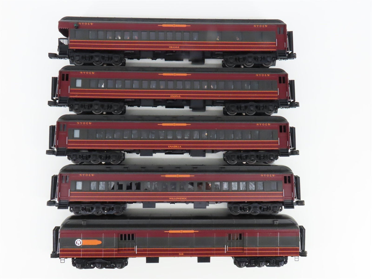 O Gauge 3-Rail MTH 20-4098 NYO&amp;W New York Ontario &amp; Western Passenger 5-Car Set