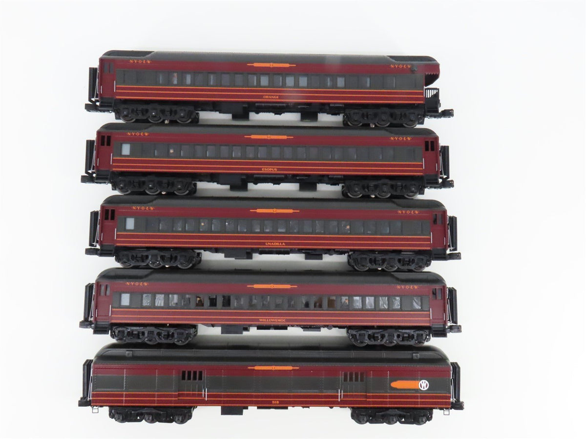 O Gauge 3-Rail MTH 20-4098 NYO&amp;W New York Ontario &amp; Western Passenger 5-Car Set