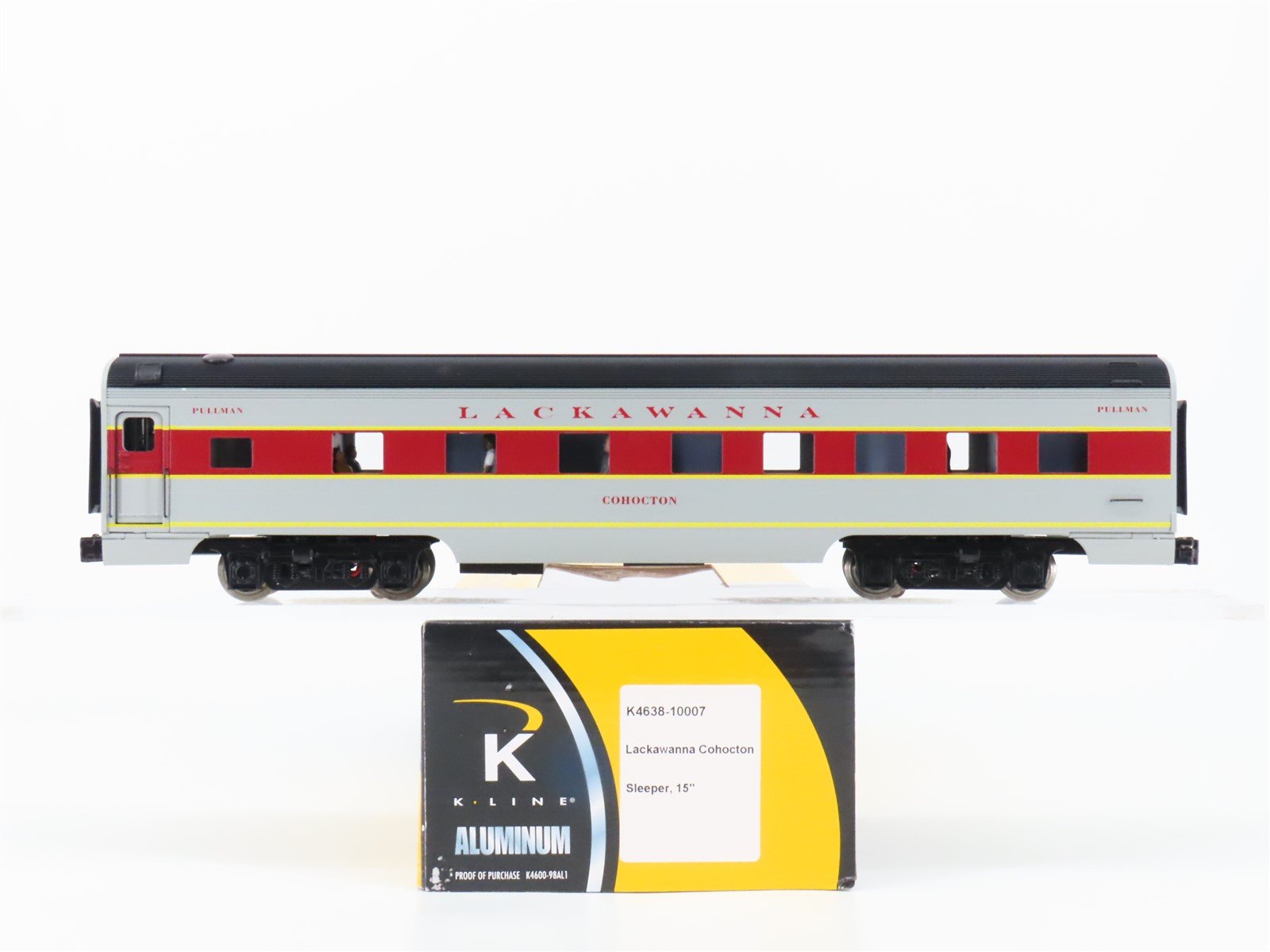 O Gauge 3-Rail K-Line K4638-10007 Lackawanna Sleeper Passenger Car "Cohocton"