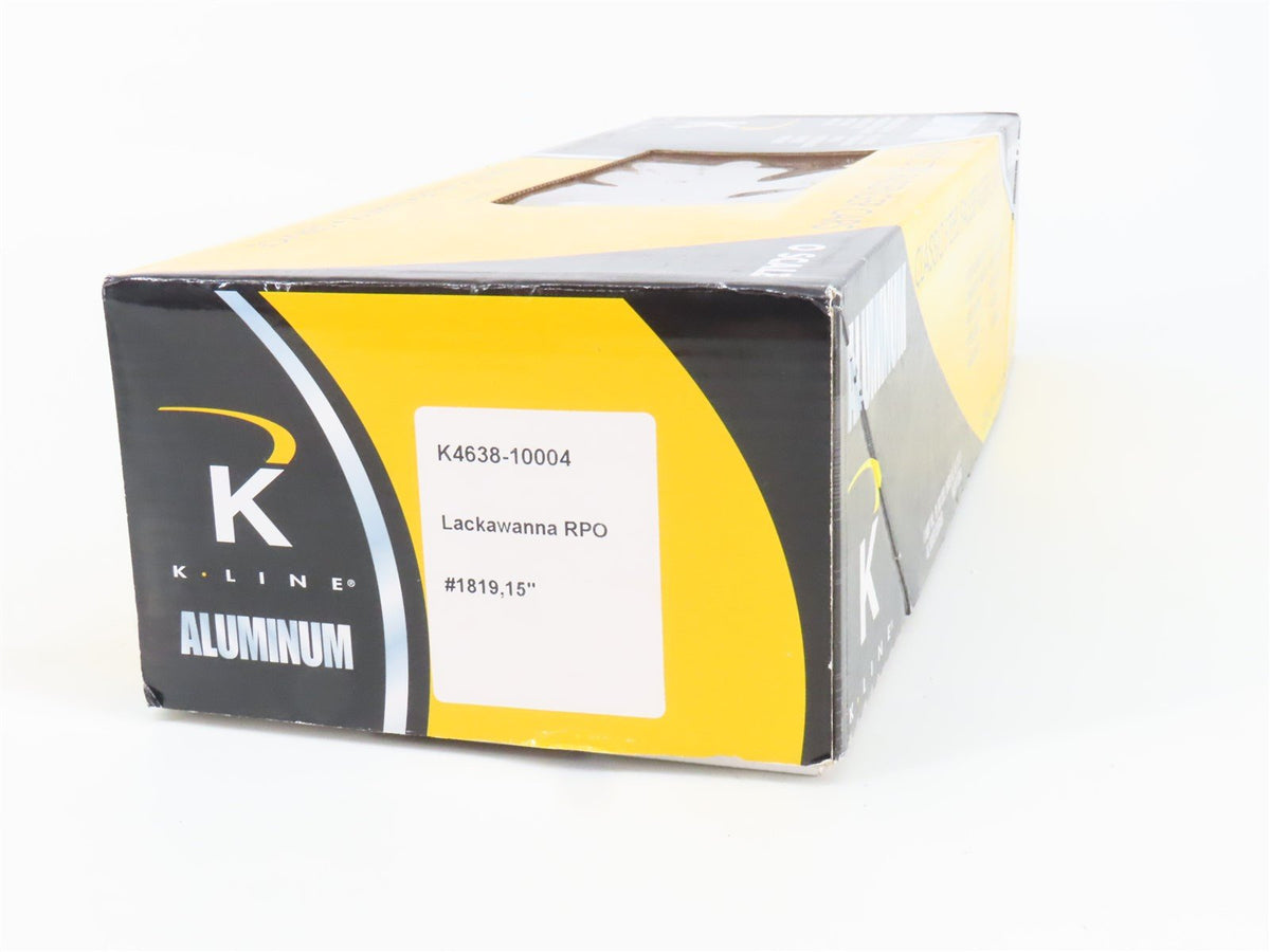 O Gauge 3-Rail K-Line K4638-10004 Lackawanna RPO Passenger Car #1819