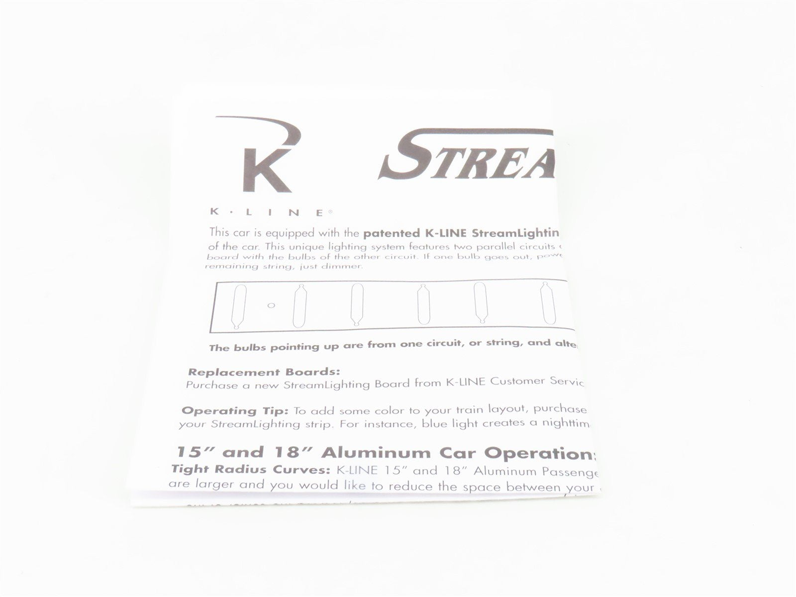 O Gauge 3-Rail K-Line K4649-10475 NH New Haven Observation Passenger Watch Hill