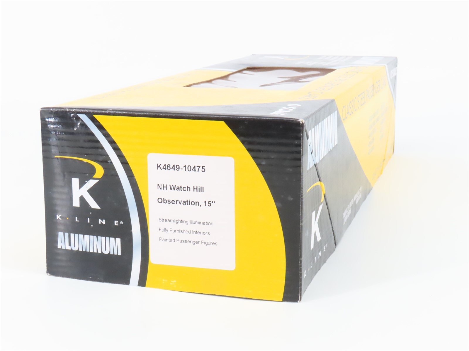 O Gauge 3-Rail K-Line K4649-10475 NH New Haven Observation Passenger Watch Hill