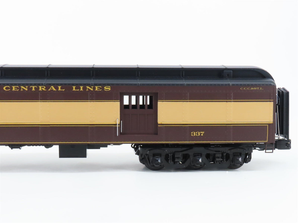 O Gauge 3-Rail MTH 20-44005 CCC&amp;STL NYC 70&#39; Madison Passenger 2-Car Set