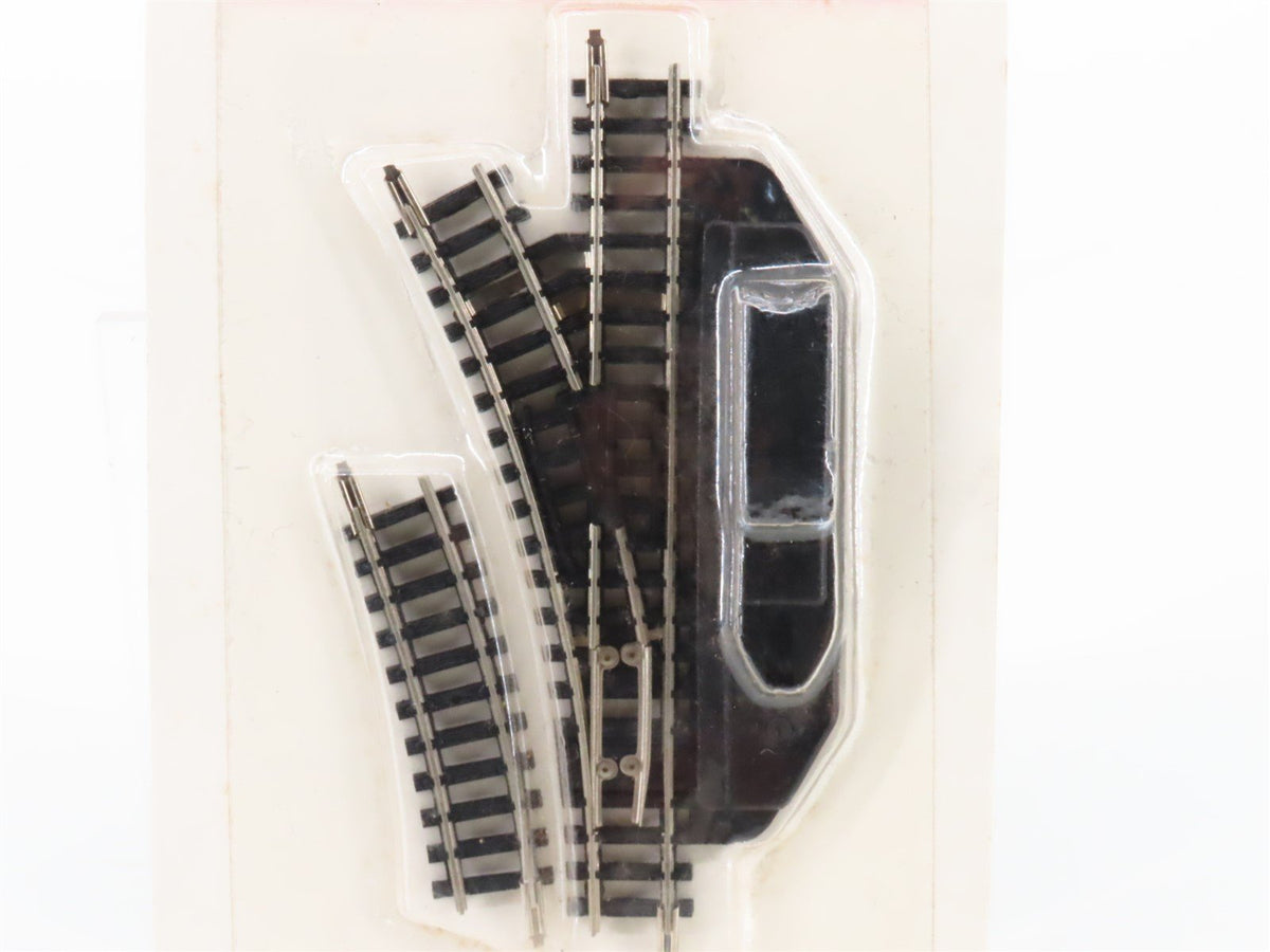 N Scale Bachmann 7651 Left Hand 8&quot; Radius Manual Switch Turnout Track